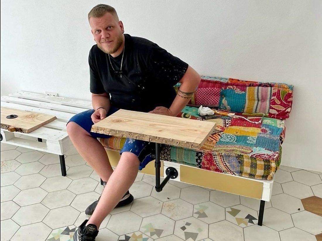 Christopher Meissle bei der Arbeit