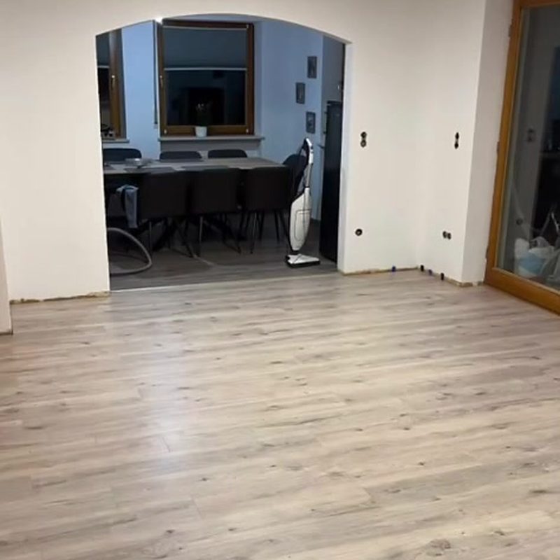 Fertig verlegter Boden