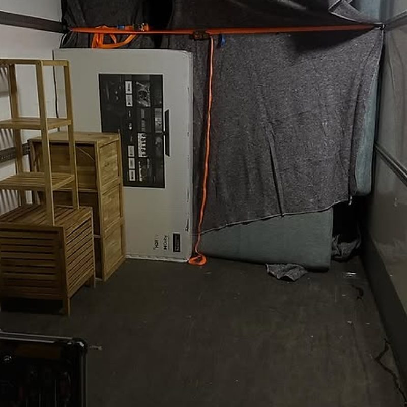 Beladener Transporter